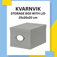 IKEA KVARNVIK Storage Box With Lid ( 25x35x20 cm )