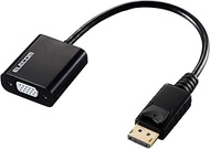 Elecom AD-DPVGABK2 DisplayPort to VGA Adapter 1920x1200 Black