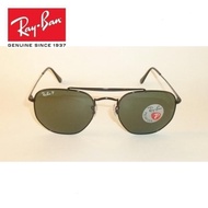 [Original] RayBan Casual sunglasses new frame black Rb 3648 002/58 green polarized 51Mm