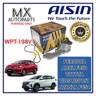 AISIN JAPAN WATER PUMP PERODUA ARUZ F800 TOYOTA VIOS NSP151 AVANZA F654 RUSH F850 2NRVE 3NRFE ( WPT-
