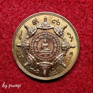 泰國佛牌聖物：2547  Chanaman 戰勝魔 澤度金（3.2cm 紅銅版本）