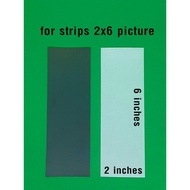 200pcs 2x6 inches strips magnet 0.6mm No sleeves