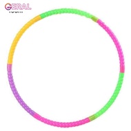 Geral Kids Hula Hoop Detachable Kindergarten Color Fitness Ring Gymnastics Material Plastic Wave Hula Hoop for Boys Girls