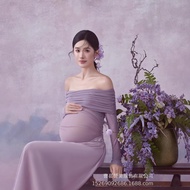 Pregnant Women Photo Clothing Pregnant Women Photography Retro Atmosphere Dress Pregnant Women Photo