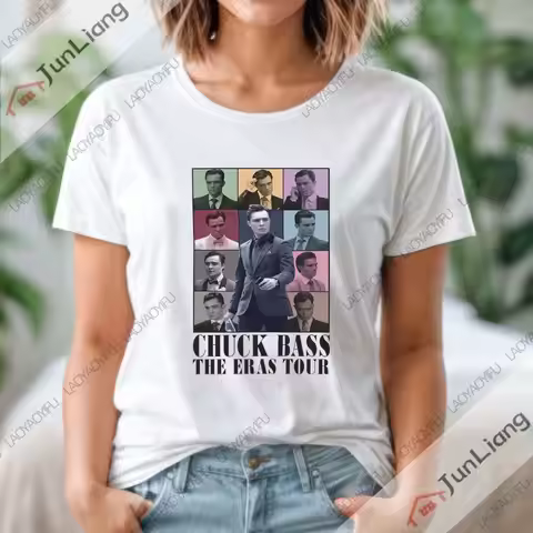 Chuck Bass Gossip Girl '90s Vintage Style T-shirt Chuck Bass Men's and Women's T-shirt custom gift
