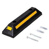 55CM Rubber Curb Parking Block Wheel Stopper Parking Blocks Rubber Stopper Double Stop Solid