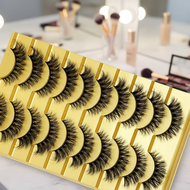 Fluffy Wispy Volume Lashes 8D D Curl – 10 Pairs for a Glamorous Style  Bulu Mata Volume Wispy Fluffy