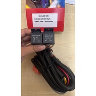 2HLW-300W   HEAD LAMP WIRE (H4 BULB) (2 LAMP) (WITH RELAY)