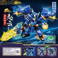 Building Blocks Luminous National Trendy Wukong Assembled Guan Yu Toy Model Particles Lu Bu Wushen M