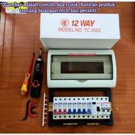 ORIGINAL 12 WAY DB DISTRIBUTION BOARD QUALITY PRODUCT FOR HOUSING APPLICATIONS 12 WAY FULL SET