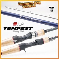EXP Tempest Fishing Rod | Carbon Medium Light Heavy Fishing Rod Joran Pancing Casting Haruan Toman