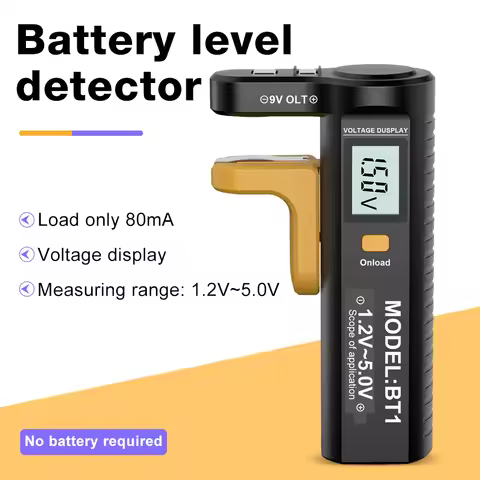 Digital Battery Tester LCD Display Battery Voltage Tester Universal Battery Capacity Check For AA AA