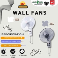 KDK Panasonic KU408 White F-MU408 White  Wall Fan 16''  3 Speed Kipas Dinding Black Color 墙壁风扇 Prest