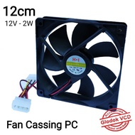 12cm Black Casing Fan PC CPU Casing Fan/