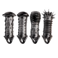 Premium crystal sleeve mushroom umbrealla spike dotted sarung condom reusable beaded protruding duri