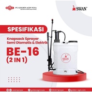 Sprayer Elektrik Dan Manual Swan / Sprayer Swan Type Be-16 2In1 /