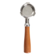 Barsetto ก้านชงกาแฟ ด้ามชงกาแฟ หัวชงกาแฟ Bottomless Portafilter ขนาด 58mm (3หู) ก้านชงไร้ก้น (Stainl