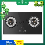Midea 2 Burner Built-In Glass Gas Cooker Hob MGH-7230GL