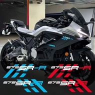 675SR Shell Sticker, 675SR Motorcycle Side Spoiler Garland Film