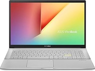 ASUS VivoBook S15 S533 Thin and Light Laptop, 15.6” FHD Display, Intel Core i7-1165G7 CPU, 16GB DDR4 RAM, 512GB PCIe SSD, Wi-Fi 6, Windows 11 Home, AI Noise-Cancellation, Dreamy White, S533EA-DH74-WH