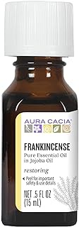 Aura Cacia Frankincense Pure Essential Oil In Jojoba Oil | Gc/Ms Tested For Purity | 15Ml (0.5 Fl. Oz.)