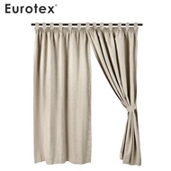 Eurotex, Blackout Curtain, Block 100% Sunlight, 3 Ways Hanging Options (1 Piece) GD4112