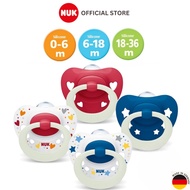 NUK Signature Night Silicone Soother Pacifier 0-6 Months/6-18 Months/18-36 Months (2 Pcs/Box)