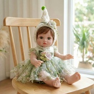 Plastic Body Doll Fairy Niche in Blue Dress 40cm 16inch NPK Reborn Vinyl Doll PVN9403