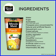 ✝ ═ ஐ Minute Maid Fresh Pineapple Tetra Juice 180mL - Pack of 10
