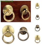 STAYREAL2R Pull Rings, Handle Pulls Door Knocker, Circular Ring Bronze Antique Drawer Knobs Wardrobe