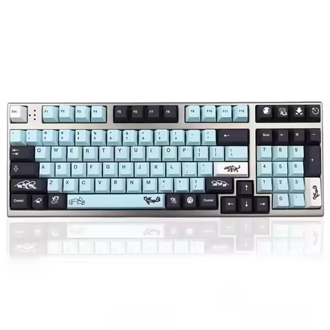 GMK-KEY Mizu Keycap Cherry Profile PBT Dye Sub Keycaps For dz60/GK61/68/71/84/87/96/980/108 Mechanic