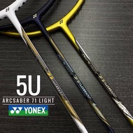 YONEX ARCSABER 71 LIGHT Racket ORIGINAL FREE STRING (MAX 30LBS) 5U Racquet Badminton YONEX Raket Bad