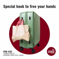 SAMEL 24" FGD 432 Japanese Concept Expandable Anti-Theft Zipper Front Open Luggage