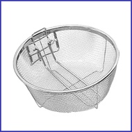Stainless Steel Basket for ChipsDeep Fryer Strainer Stainless Steel Blanching Basket Deep Fryer Skimmer myashosg