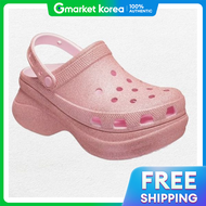 Crocs(ครอคส์) | รองเทาผหญงแบบสวม รน Bay Glitter Clog 207261-6ZW