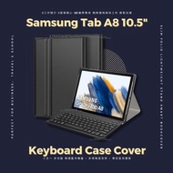 ❸in❶ Keyboard Case for Samsung Galaxy Tab A8 10.5" 2021 (SM-X200/X205/X207) Book Cover Keyboard Stan