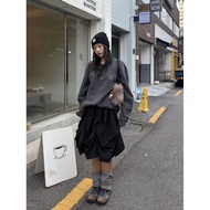 F3ZO Car '''''T Classic Style Washed Waffle Long-Sleeved T-Shirt Sweatshirt Multicolor Couple Street