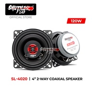 SHUTTLE LAB SL-4020 4" 2-Way Coaxial Speaker 4inch Car Speaker Dashboard Speaker Kereta 4inci MYVI