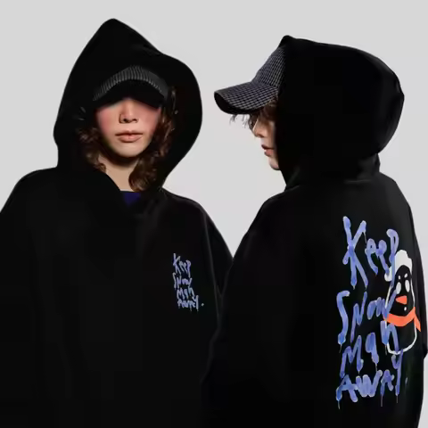 Only You LingOrm Orm Kornnaphat Same Letter KEEP SILENT Hoodie Sweatshirt Thick Round Neck Fashion T