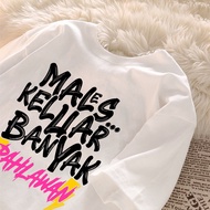 Kaos Distro Males keluar banyak pahlawan/Atasan Tshirt Unised pria wanita/baju Keren lengan pendek/k