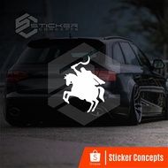 War Horse Stickers, Horse Riding CR | Cutting sticker