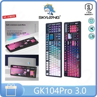 SKYLOONG GK104Pro 3.0 version WIFI screen three mode wireless Bluetooth game office customized mecha