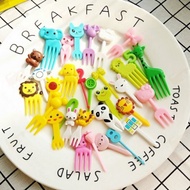 Character fruit cake bento skewer bento fork