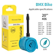 GUSTAVO BMX Bike Folding Bicycle TPU Tube 20X0.9-1.5/20X1.75-2.5 (406) /  20X0.9-1.5 (451) 45mm 65mm