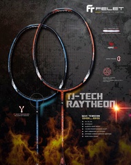 FELET TJ Tech Raytheon 7 3U, 4U MAX TENSION 38LBS Badminton Racket