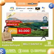 NEW COOCAA TV 50 inch Y65 - GOOGLE TV-4K UHD-Dolby Audio - Eye Care - HDR10 - Find Remote - (COOCAA 