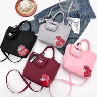 Tas wanita import kecil mini tote bag slingbag olahraga gambar love