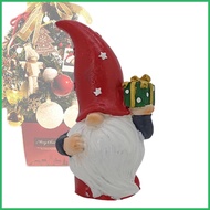 Gnome Statue Christmas Gnome Figures Cute White Beard Sculpture for Birthday Thanksgiving Bedroom Po