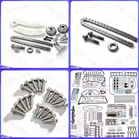 custom for OE0805K1 13021-CK80A Complete Timing Chain Kit Fit MR20DE M4R 2.0L L4 DOHC 16V CVTC 162+6