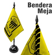 Al-Ittihad Club Table Flag / Table Decoration, Football Club, Wood Material and Velvet Fabric Uk 15x